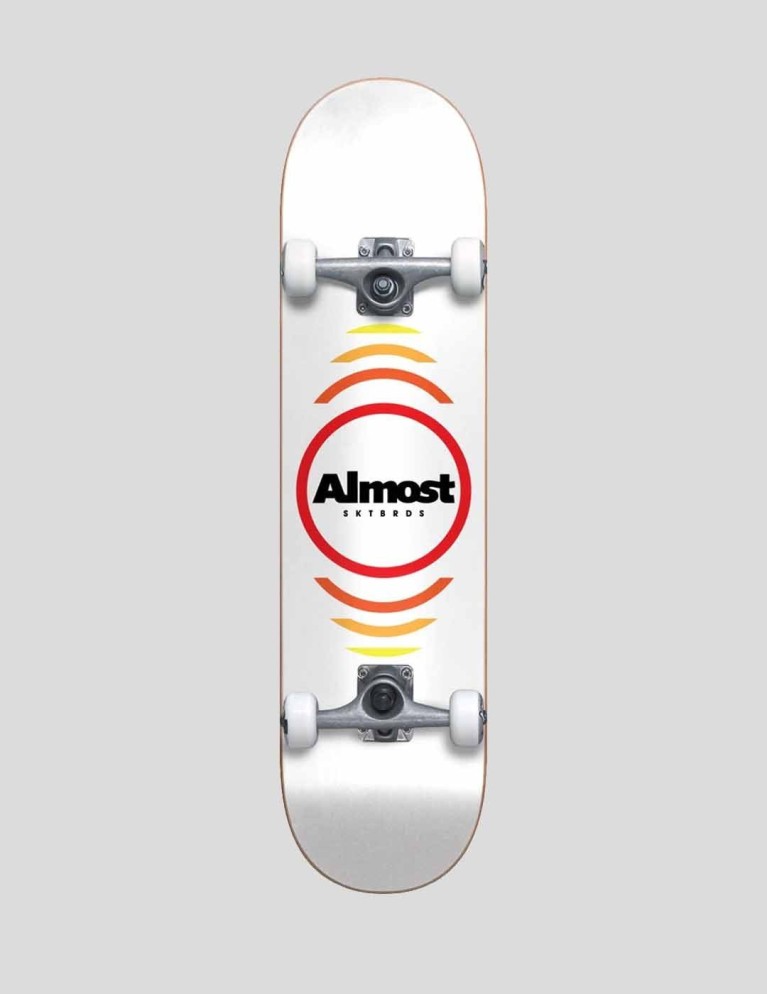 Skate completo ALMOST non utilizzare bianco